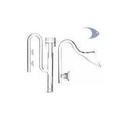 Lily Pipe de cristal curvado DYMAX