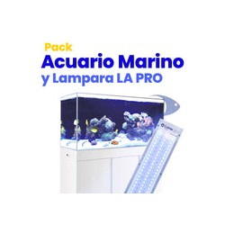 Pack Acuario Marino BOYU Serie HA + Lámpara LED Serie LA PRO Full Ocean