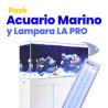 Pack Acuario Marino BOYU Serie HA + Lámpara LED Serie LA PRO Full Ocean