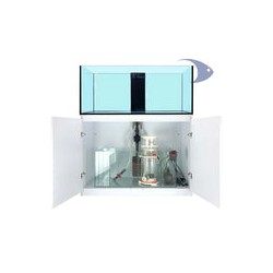 Pack Acuario Marino BOYU Serie HA + Lámpara LED Serie LA PRO Full Ocean