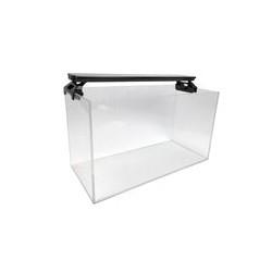 Acuario cristal óptico 24 l c/lámpara LED GS45