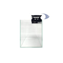 Acuario cristal óptico 24 l c/lámpara LED GS45