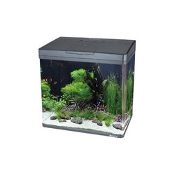 Acuario curvo negro Boyu MS-520 45 L