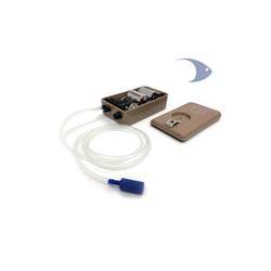 Bomba de aire de pilas, una salida con 2 lpm, resistente al agua, mod D-200